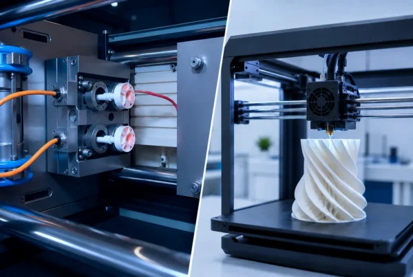 low volume injection molding vs 3D printing cost comparison Marcopolo
